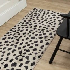 Daffodil Leopard Print Woven Rug - Threshold™ -Opalhouse Shop GUEST 0efea80e 333d 4d53 ba99 3047838bb320