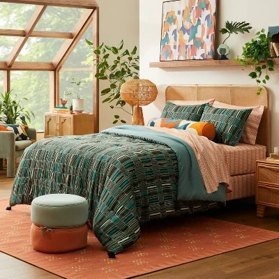 Jungalow Sun in the Water Comforter & Sham Set Teal - Opalhouse™ designed with Jungalow™ Jungalow Sun In The Water Comforter & Sham Set Teal - Opalhouse™ Designed With Jungalow™ -Opalhouse Shop GUEST 16fd1d79 e39f 4504 af5b 5438de885bf4 1