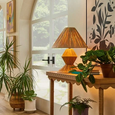 Faux Raffia Table Lamp Brown (Includes LED Light Bulb) - Opalhouse™ designed with Jungalow™ Faux Raffia Table Lamp Brown (Includes LED Light Bulb) - Opalhouse™ Designed With Jungalow™ -Opalhouse Shop GUEST 1d941111 d27a 410e 8fcf a997535d576d