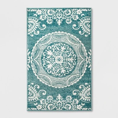 Vintage Medallion Outdoor Rug Turquoise - Opalhouse Vintage Medallion Outdoor Rug Turquoise - Opalhouse -Opalhouse Shop GUEST 456e7275 6a86 42a9 b016 7ab8c8d1e8e0