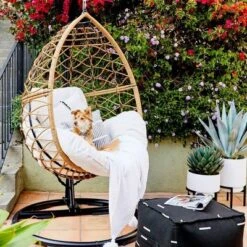 Britanna Patio Hanging Egg Chair - Natural - Opalhouse™ 6 Britanna Patio Hanging Egg Chair - Natural - Opalhouse™ -Opalhouse Shop GUEST 4b072736 06c1 4fa1 8662 422f2020ef23