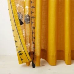 2pk Light Filtering Doorway Embroidery Window Curtain Panels Gold - Opalhouse™ Designed With Jungalow™ -Opalhouse Shop GUEST 57e358d9 18e4 415c 8a09 529480ac3c40