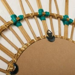 30" Dia Rattan Mirror With Cotton Cord - Opalhouse™ Designed With Jungalow™ -Opalhouse Shop GUEST 609e683e 9806 4ac4 8a85 94ad2e7f6e22
