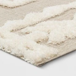 Outdoor Rug Tufted Cream - Opalhouse™