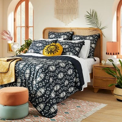 Palm Frond Printed Quilt Sham Black/Off-White - Opalhouse™ designed with Jungalow™ Palm Frond Printed Quilt Sham Black/Off-White - Opalhouse™ Designed With Jungalow™ -Opalhouse Shop GUEST 6cd9ffdc f4ba 40aa b354 16e743de682a 1