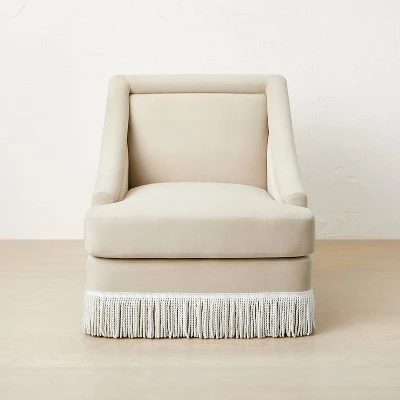Alberhill Velvet Accent Chair with Fringe - Opalhouse™ designed with Jungalow™ Alberhill Velvet Accent Chair With Fringe - Opalhouse™ Designed With Jungalow™ -Opalhouse Shop GUEST 6e15116a cec0 488c a9fe c83cba42ab55