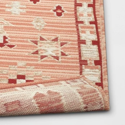 5'x7' Tapestry Rectangular Woven Outdoor Area Rug Red/Pink - Opalhouse™ 5'x7' Tapestry Rectangular Woven Outdoor Area Rug Red/Pink - Opalhouse™ -Opalhouse Shop GUEST 77b641b6 dcd1 40f9 b161 7be739e1e714
