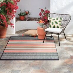 5' X 7' Outdoor Rug Multi Stripe Global Pink - Opalhouse™ 4 5' X 7' Outdoor Rug Multi Stripe Global Pink - Opalhouse™ -Opalhouse Shop GUEST 849a4c76 29c9 486c a953 a03150bdac10