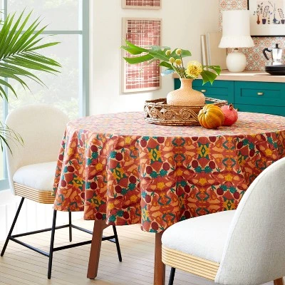 70" Cotton Calling In The Abundance Round Tablecloth with Tassels - Opalhouse™ designed with Jungalow™ 70" Cotton Calling In The Abundance Round Tablecloth With Tassels - Opalhouse™ Designed With Jungalow™ -Opalhouse Shop GUEST 8f2ca633 6abf 41e0 bc9a f8d11471c037