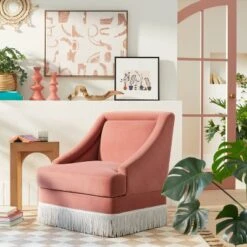 16" X 16" Collaged Flowers Framed Canvas Beige - Opalhouse™ Designed With Jungalow™