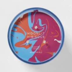 28oz Glass Moonlit Hibiscus Candle Light Blue - Opalhouse™ -Opalhouse Shop GUEST 9562dc6d 4e42 481c 91d9 1f68f9f8ac72