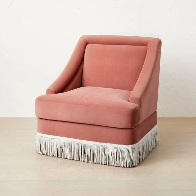 Alberhill Velvet Accent Chair with Fringe - Opalhouse™ designed with Jungalow™ Alberhill Velvet Accent Chair With Fringe - Opalhouse™ Designed With Jungalow™ -Opalhouse Shop GUEST a709b307 4458 4ecc 9b30 83a9319c5ed7