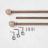 Carved Light Woodtone Ball Curtain Rod Natural - Opalhouse™ -Opalhouse Shop GUEST acdec88a f68b 4979 b3ac 769ff9cad2d4