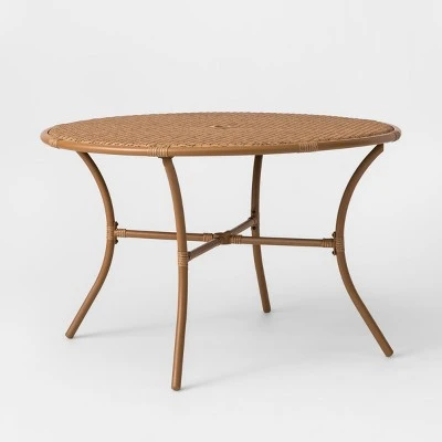 Britanna 4 Person Round Patio Dining Table Brown - Opalhouse™ Britanna 4 Person Round Patio Dining Table Brown - Opalhouse™ -Opalhouse Shop GUEST aec904da fbbb 4980 a023 b36d1617d0c2