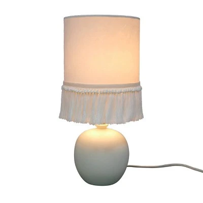 Small Table Lamp with Fringe Shade Off-White (Includes LED Light Bulb) - Opalhouse™ designed with Jungalow™ Small Table Lamp With Fringe Shade Off-White (Includes LED Light Bulb) - Opalhouse™ Designed With Jungalow™ -Opalhouse Shop GUEST b032319a c7f7 464d ab2a a2536f5698f3