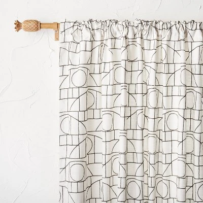 1pc Light Filtering Embroidery Bridges Window Curtain Panel White - Opalhouse™ designed with Jungalow™ 1pc Light Filtering Embroidery Bridges Window Curtain Panel White - Opalhouse™ Designed With Jungalow™ -Opalhouse Shop GUEST b134425f b085 476d 88d6 dfd35e0ed062