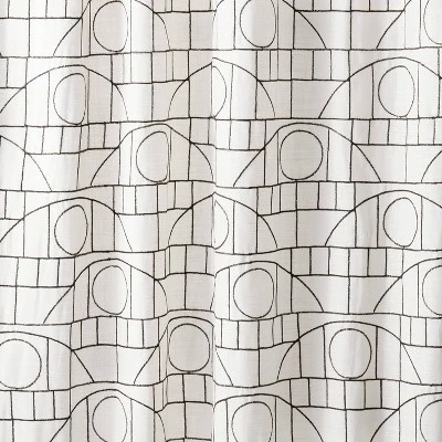 1pc Light Filtering Embroidery Bridges Window Curtain Panel White - Opalhouse™ designed with Jungalow™ 1pc Light Filtering Embroidery Bridges Window Curtain Panel White - Opalhouse™ Designed With Jungalow™ -Opalhouse Shop GUEST b1fb6aa6 e52e 4ee2 b60f dd7306877e08