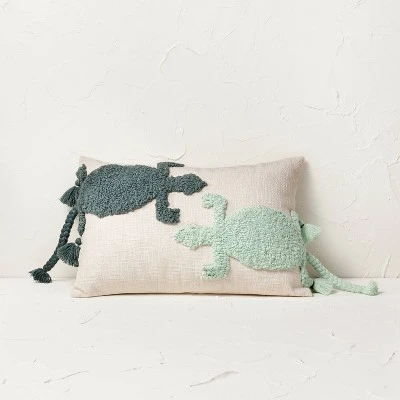 Two Lizard Punch Needle Lumbar Throw Pillow - Opalhouse™ designed with Jungalow™ Two Lizard Punch Needle Lumbar Throw Pillow - Opalhouse™ Designed With Jungalow™ -Opalhouse Shop GUEST b928f6a8 8ca3 4efd 8799 466299a95a4e