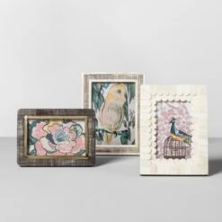 5" X 7" Scratched Bone Photo Frame Light Brown - Opalhouse™ -Opalhouse Shop GUEST d208eaa2 2cc2 41d8 828d 4840fa5472f7