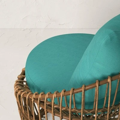 Topanga Club Chair with Ottoman - Blue/Brown - Opalhouse™ designed with Jungalow™ Topanga Club Chair With Ottoman - Blue/Brown - Opalhouse™ Designed With Jungalow™ -Opalhouse Shop GUEST d55e6c02 0566 4024 be4f e642208a3e0f