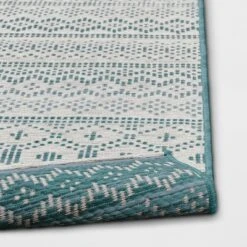 5' X 7' Tapestry Woven Outdoor Rug Aqua - Opalhouse™ -Opalhouse Shop GUEST d89b2b6c 34c5 4db7 b760 30af76ec6a4a