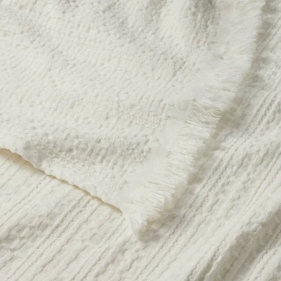 Waffle Weave Bed Throw White - Opalhouse™ designed with Jungalow™ Waffle Weave Bed Throw White - Opalhouse™ Designed With Jungalow™ -Opalhouse Shop GUEST eb61299b ccff 4e2a b5d6 2c33a803ee3a