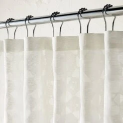 Villa Burnout White Shower Curtain - Opalhouse™ Designed By Jungalow™