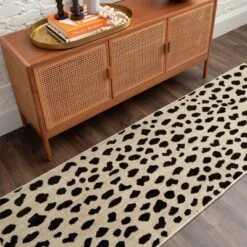 Daffodil Leopard Print Woven Rug - Threshold™ -Opalhouse Shop GUEST fd7ce3b6 e6f3 40a7 83d7 ec02ffd3ec0b