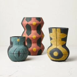 Medium Geo Pattern Vase Yellow - Opalhouse™ Designed With Jungalow™ 4 Medium Geo Pattern Vase Yellow - Opalhouse™ Designed With Jungalow™ -Opalhouse Shop GUEST ffdfb76e 4af7 4a2f bf54 eb82c22ddd07 1